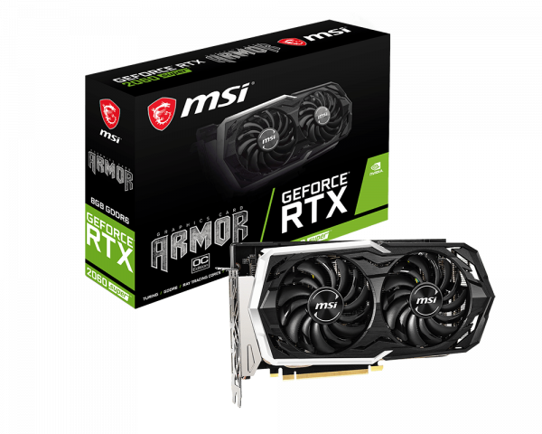 MSI GeForce RTX 2060 Super ARMOR OC GRAPHICS CARDS MSI GeForce RTX 2060 Super ARMOR OC GRAPHICS CARDSMOR OC