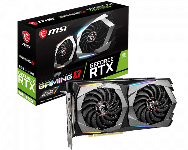 MSI GeForce RTX 2060 Super GAMING X GRAPHICS CARDS MSI GeForce RTX 2060 Super GAMING X GRAPHICS CARDS