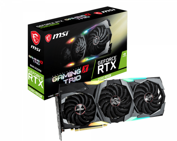 MSI GeForce RTX 2080 Super GAMING X TRIO GRAPHICS CARDS MSI GeForce RTX 2080 Super GAMING X TRIO GRAPHICS CARDS