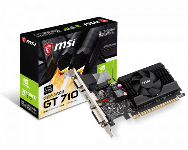 MSI GT 710 2GD3 LP GRAPHICS CARDS www.ABVision DUBAI UAE