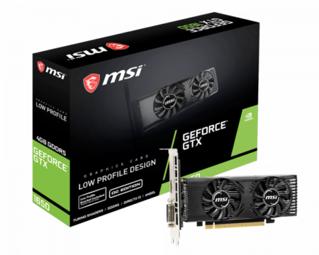 MSI GeForce GTX 1650 4GT LP OC GRAPHICS CARDS