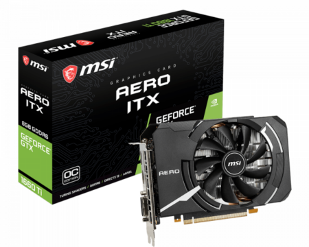 MSI GeForce GTX 1660 Ti AERO ITX 6G OC Graphic Card