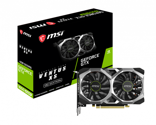 MSI GeForce GTX 1650 SUPER VENTUS XS OC Graphic Card MSI GeForce GTX 1650 SUPER VENTUS XS OC Graphic Card