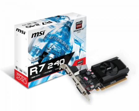 MSI R7 240 2GD3 64b LPV4 Graphic Card