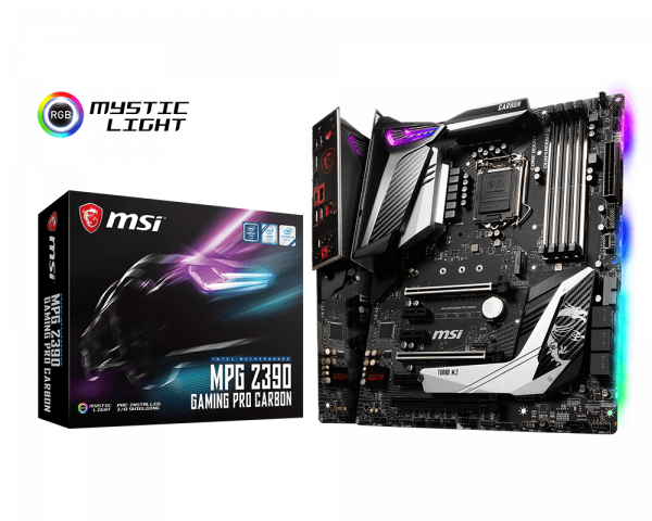 MSI MPG Z390 GAMING PRO CARBON Motherboard MSI MPG Z390 GAMING PRO CARBON Motherboard