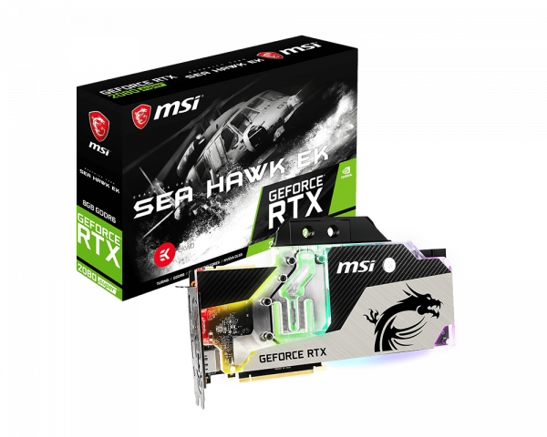 MSI GeForce RTX 2080 SUPER SEA HAWK EK X Graphic Card MSI GeForce RTX 2080 SUPER SEA HAWK EK X Graphic Card