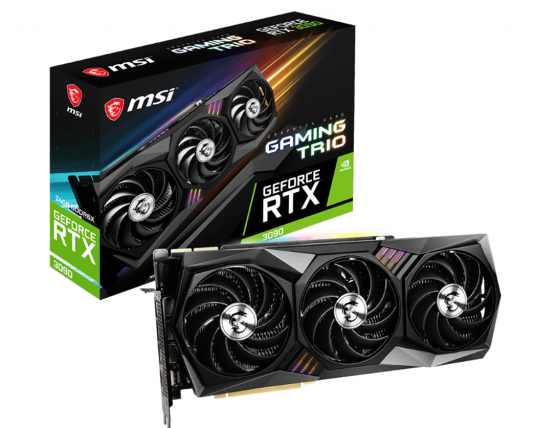 MSI GeForce RTX 3090 GAMING TRIO 24G Graphic Card - Image 2
