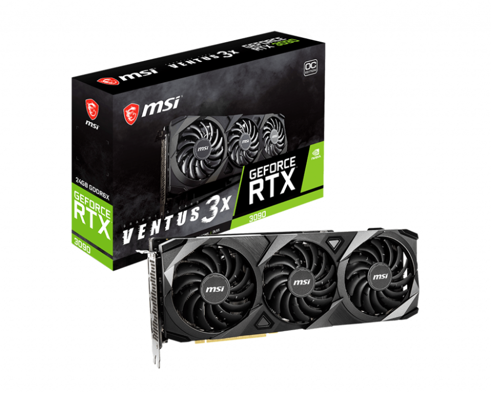 MSI GeForce RTX 3090 VENTUS 3X 24G OC Graphic Card - Image 1