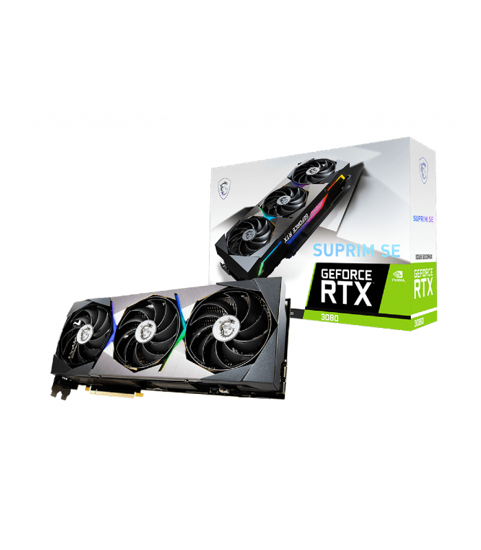 MSI GeForce RTX 3080 SUPRIM SE 10G Graphic Card MSI GeForce RTX 3080 SUPRIM SE 10G Graphic Card