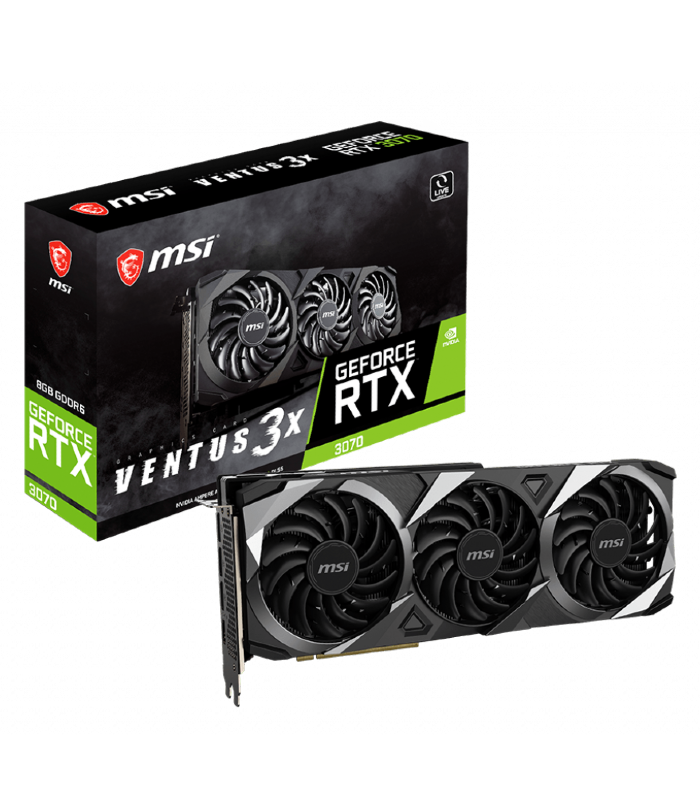 MSI GeForce RTX 3070 VENTUS 3X 8G LHR Graphic Card MSI GeForce RTX 3070 VENTUS 3X 8G LHR Graphic Card