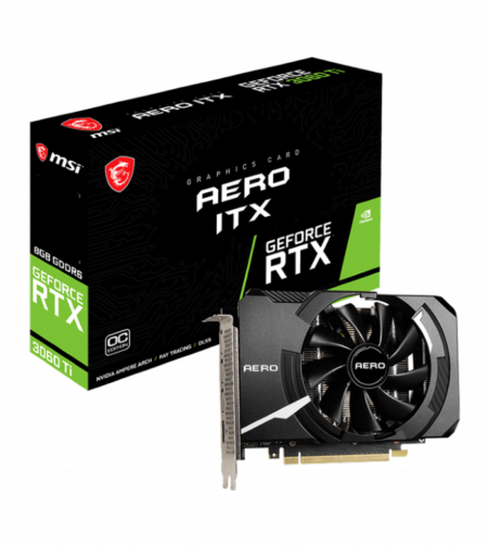 MSI GeForce RTX 3060 Ti AERO ITX OC Graphic Card