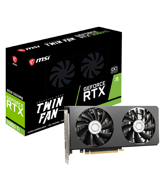 MSI GeForce RTX 3060 Ti TWIN FAN OC Graphic Card MSI GeForce RTX 3060 Ti TWIN FAN OC Graphic Card