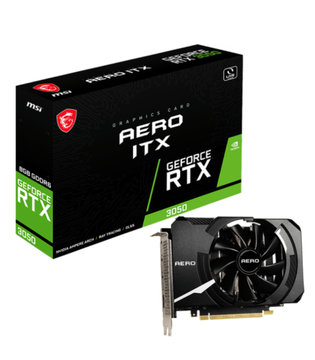 MSI GeForce RTX 3050 AERO ITX 8G Graphic Card