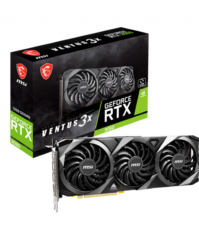 MSI GeForce RTX 3060 VENTUS 3X 12G Graphic Card MSI GeForce RTX 3060 VENTUS 3X 12G Graphic Card