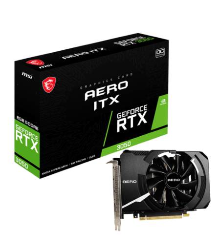 MSI GeForce RTX 3050 AERO ITX 8G OC Graphic Card