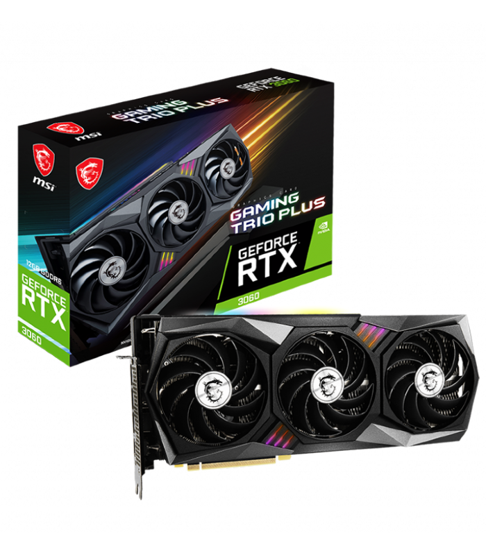 MSI GeForce RTX 3060 GAMING TRIO PLUS 12G Graphic Card MSI GeForce RTX 3060 GAMING TRIO PLUS 12G Graphic Card