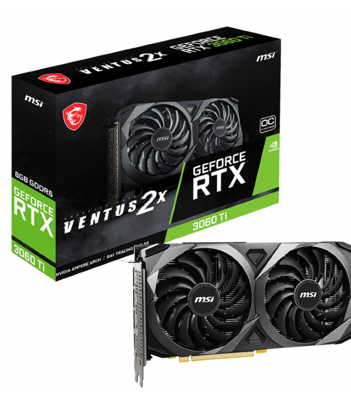 MSI GeForce RTX 3060 Ti VENTUS 2X 8G OCV1 LHR Graphic Card