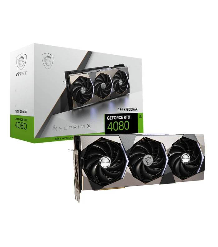 MSI GeForce RTX™ 4080 16GB SUPRIM X Graphic Card MSI GeForce RTX™ 4080 16GB SUPRIM X Graphic Card