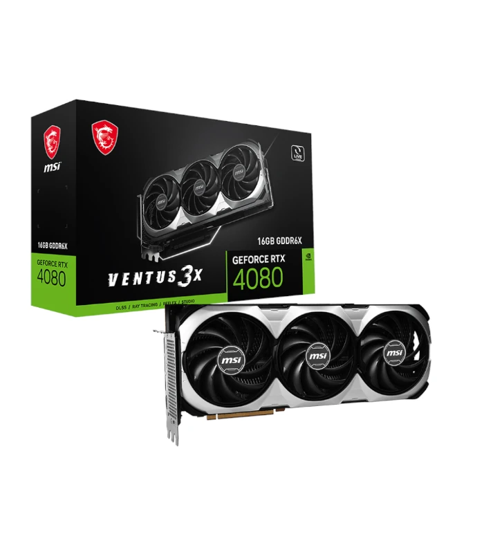 MSI GeForce RTX™ 4080 16GB VENTUS 3X Graphic Card MSI GeForce RTX™ 4080 16GB VENTUS 3X Graphic Card