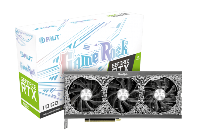 Palit	GeForce RTX 3080 GameRock Graphic Card - Image 3