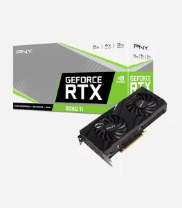 PNY GeForce RTX 3060 Ti 8GB VERTO™ Dual Fan LHR Graphic Card - Image 4