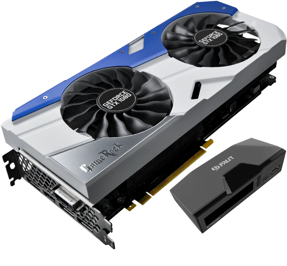 Palit GTx10 GeForce Gaming Graphic Card 1080 GameRock + G-Panel |