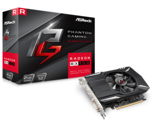 ASROCK AMD PHANTOM GAMING RADEON RX550 2G Gaming Graphic Card