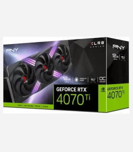 PNY GeForce RTX™ 4070 Ti 12GB XLR8 Gaming Triple Fan DLSS 3 Graphic Card - Image 2