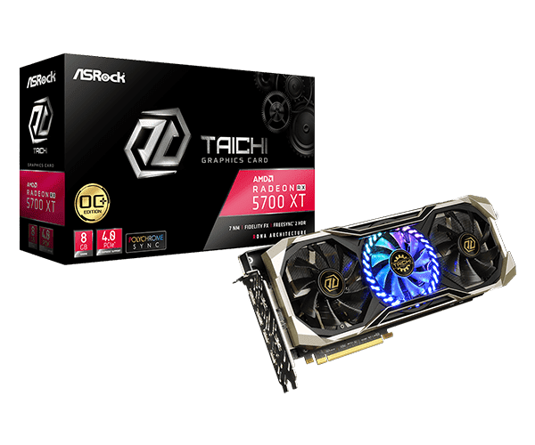ASROCK AMD RX 5700 XT Taichi X 8G OC+ Graphic Card - Image 2
