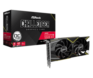 ASROCK AMD RX 5500 XT Challenger D 4G OC  Graphic Card - Image 2