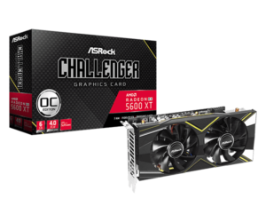 ASROCK AMD RX 5600 XT Challenger D 6G OC Graphic Card