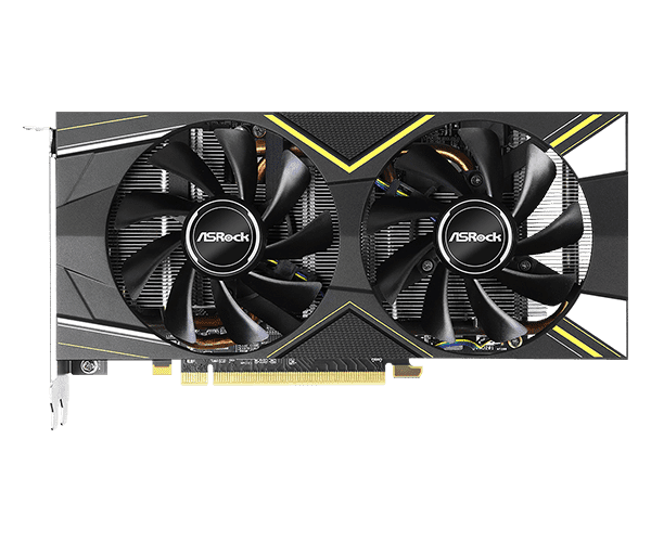 ASROCK AMD RX 5600 XT Challenger D 6G OC Graphic Card - Image 2