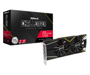 ASROCK AMD RX 5700 XT Challenger D 8G OC Graphic Card