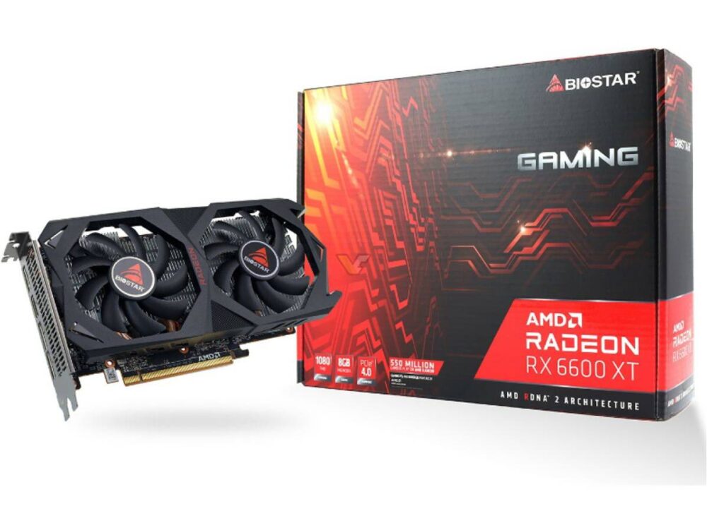 biosta.jpg Biostar AMD Radeon RX6600XT 8GB Graphic Card - Image 1