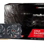 Biostar AMD Radeon RX6600 8GB Graphic Card