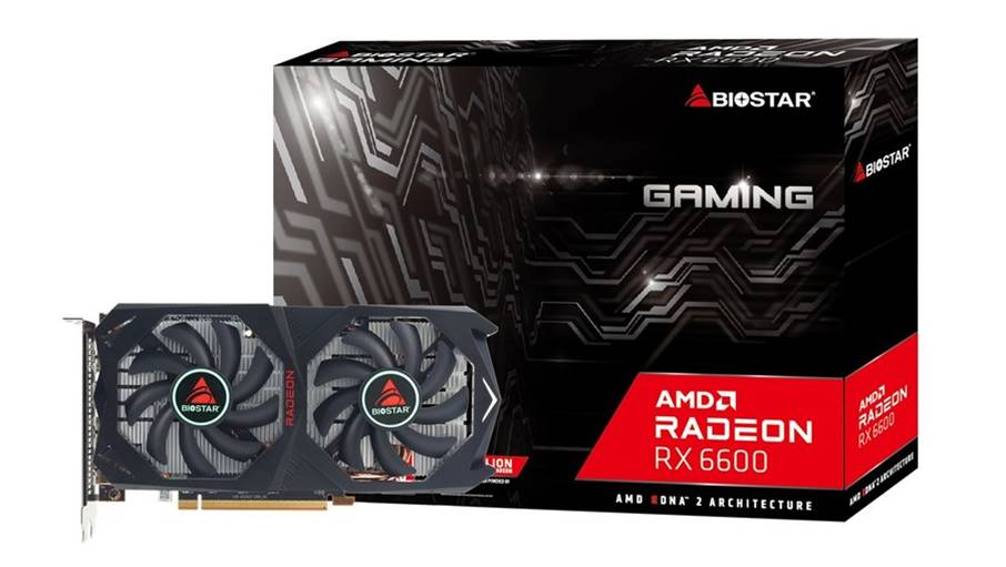 biostar1.jpg Biostar AMD Radeon RX6600 8GB Graphic Card - Image 1
