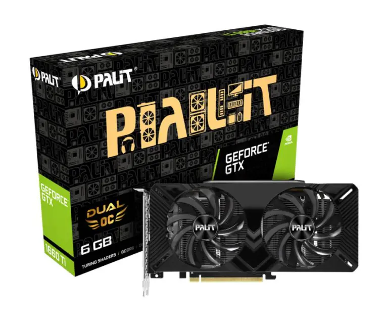 Palit GeForce GTX 1660 Ti Dual OC Graphic Card - Image 2