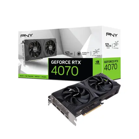 PNY GeForce RTX 4070 12GB VERTO Dual Fan Graphic Card