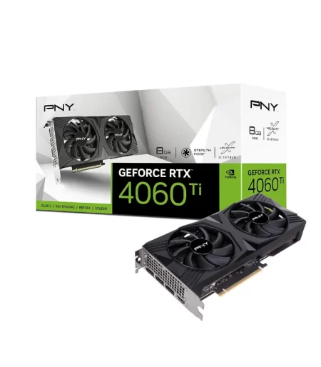 PNY GeForce RTX 4060 Ti 8GB VERTO Dual Fan DLSS 3 Graphic Card