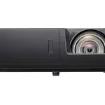 High brightness short throw laser projector