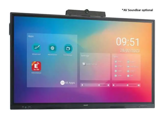 NEC/Sharp PN-LC862 LC Series Interactive Display Touch Screens  - Image 3