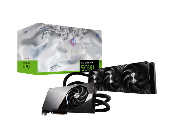 600 (7) MSI GeForce RTX 5090 32G SUPRIM LIQUID SOC - Image 1