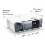 BenQ TK710 4K Laser Gaming Projector – 3200 Lumens, Low Input Lag, HDR Support - Image 2